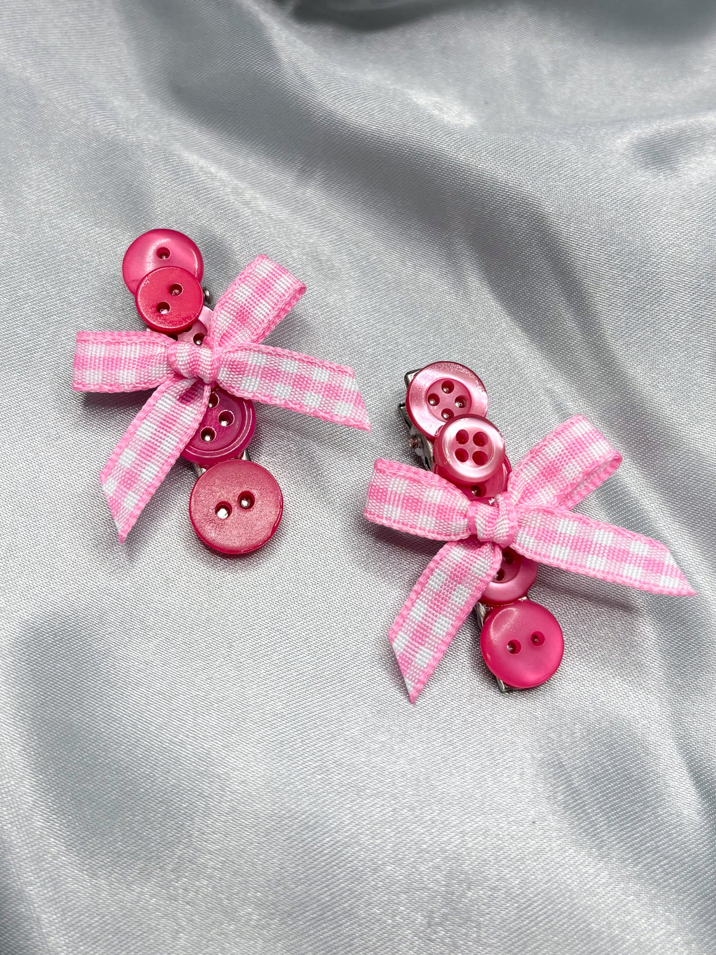 FUCHSIA HAIR CLIPS