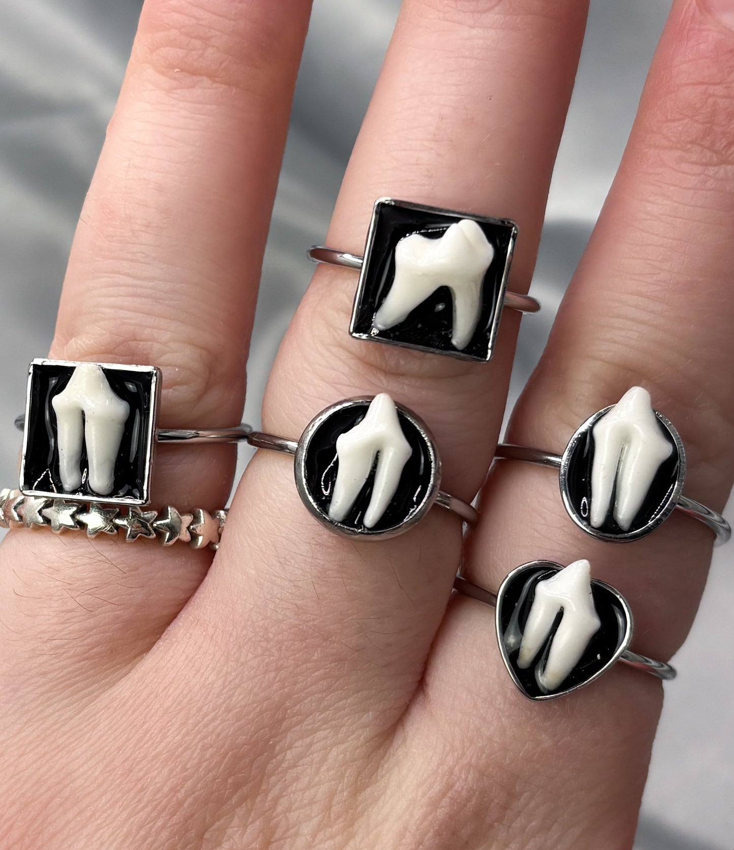 FOX TOOTH RINGS
