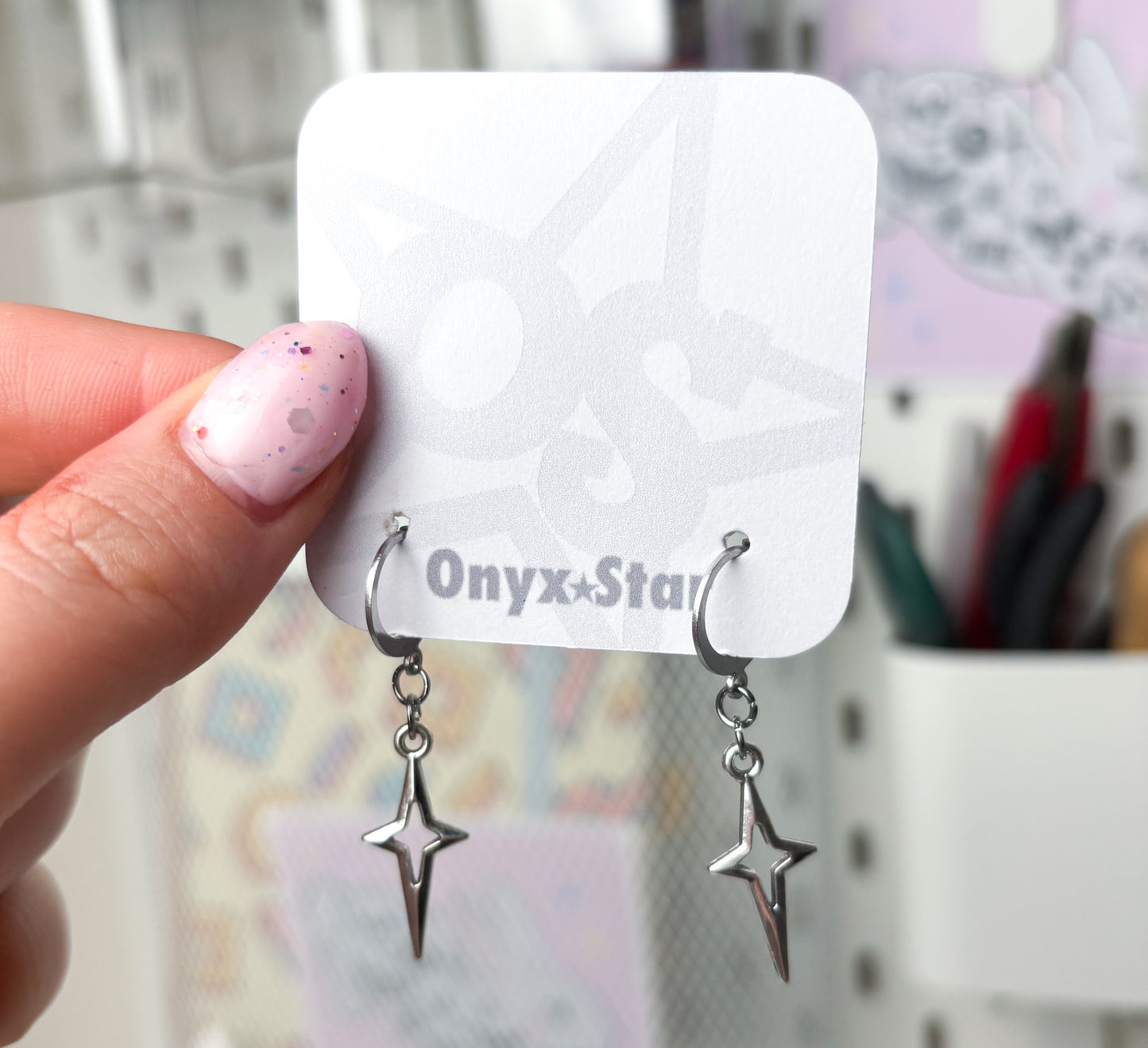 Sparkle Star Earrings