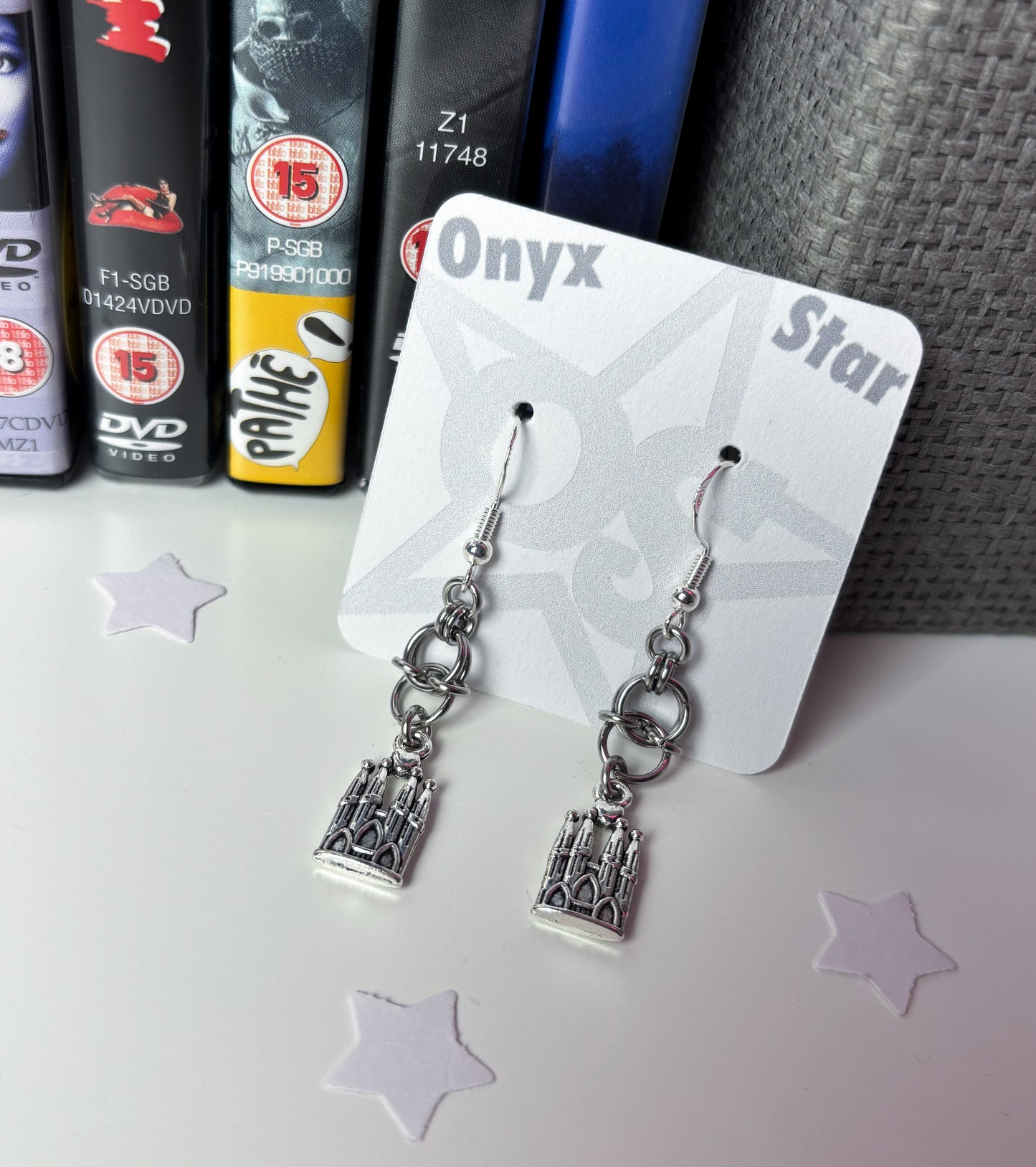 Gothic Chainmail Earrings