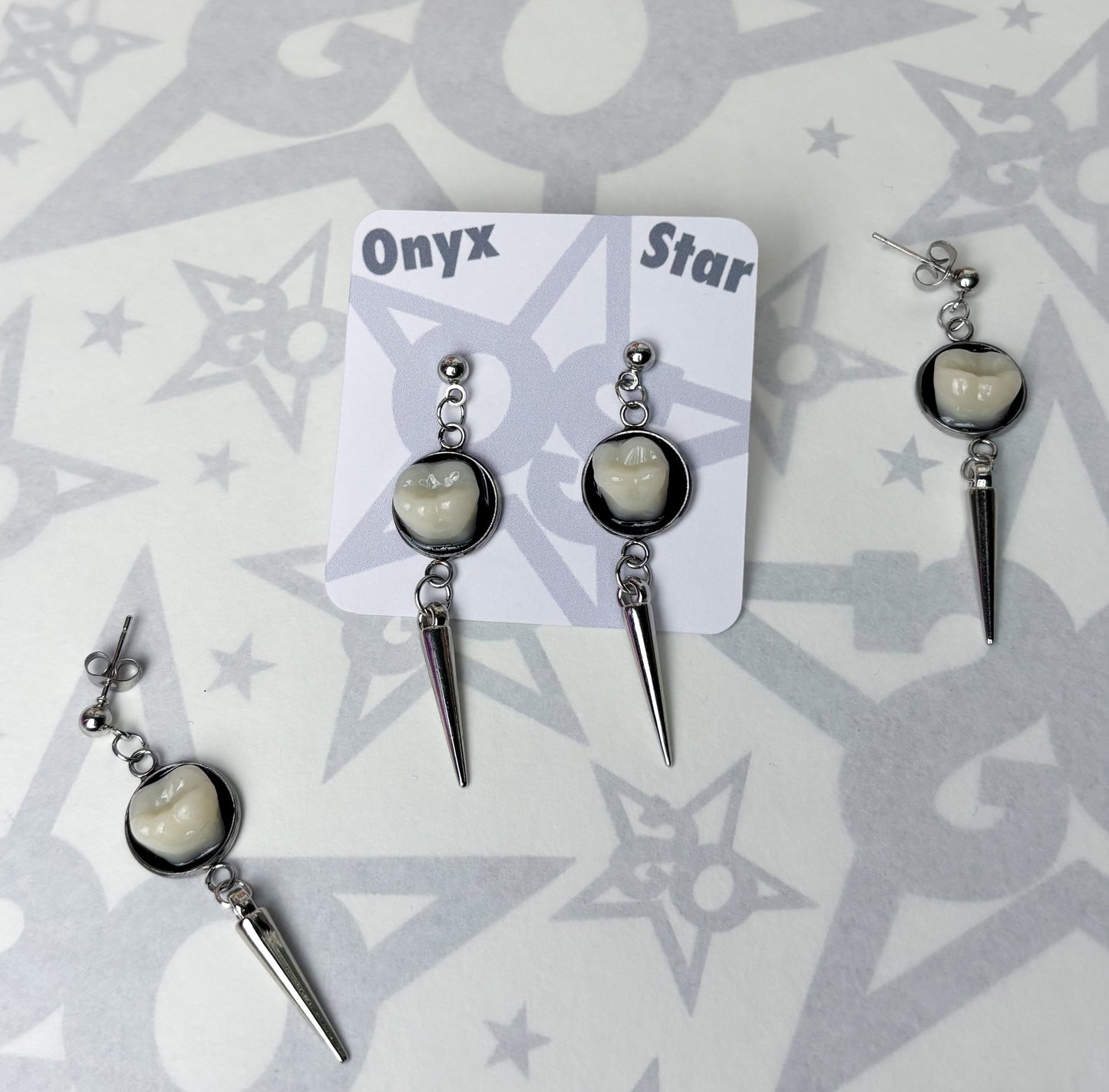 Spiked Tooth Earrings