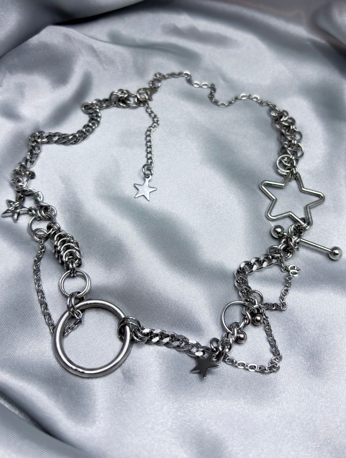 STAR JUNK NECKLACE