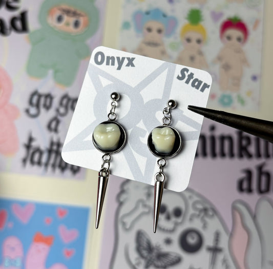 Spiked Tooth Earrings