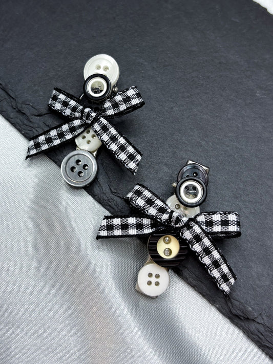 CHARCOAL HAIR CLIPS