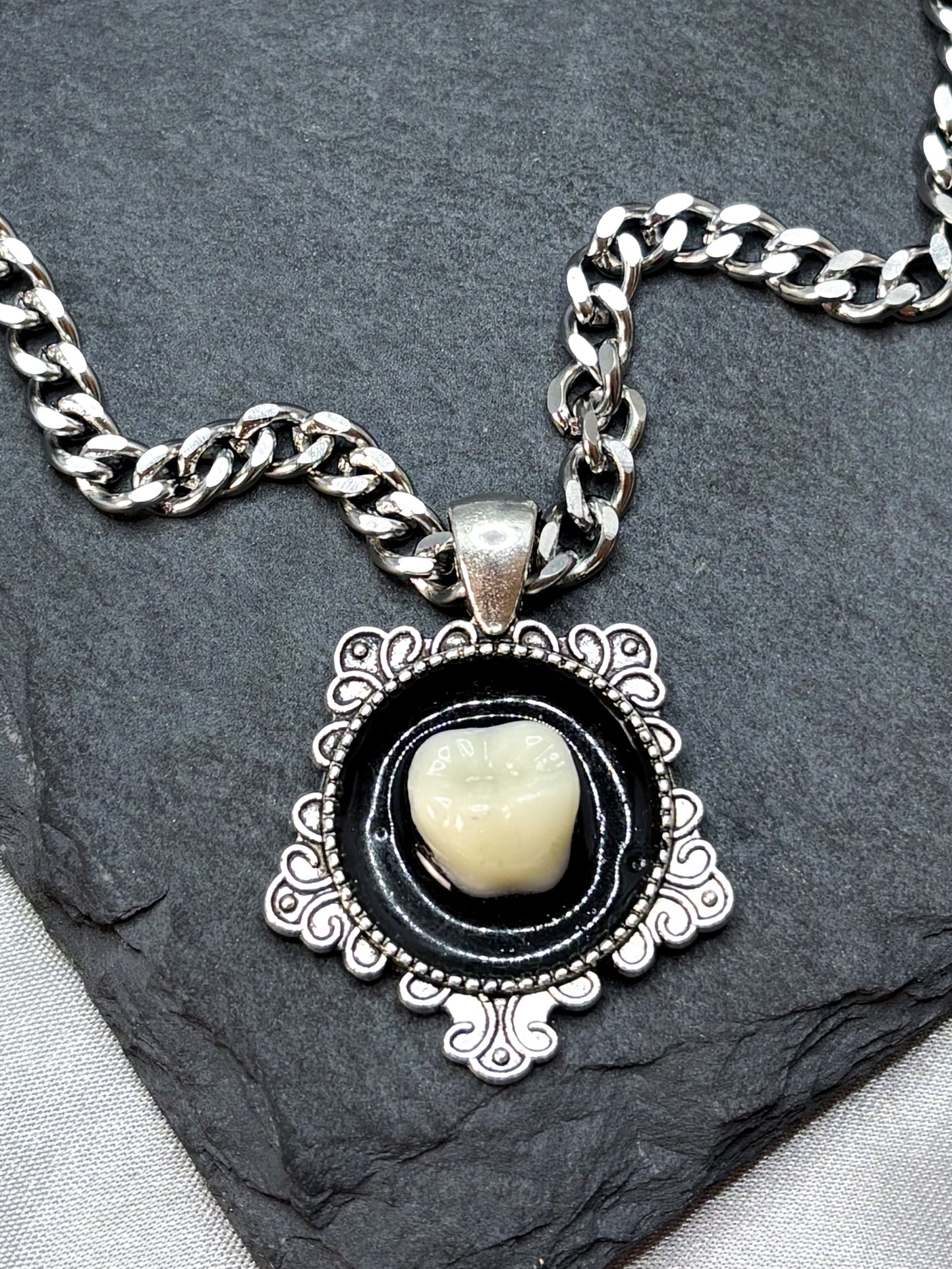 TOOTH IN CHAINS NECKLACE