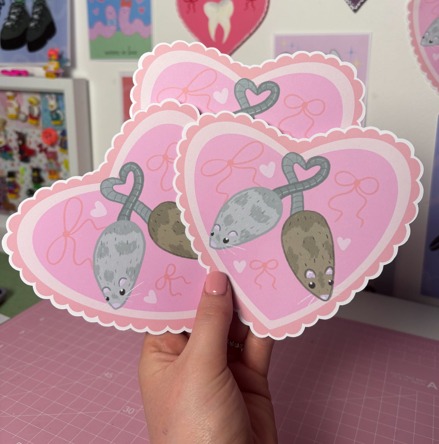 Rats In Love Print