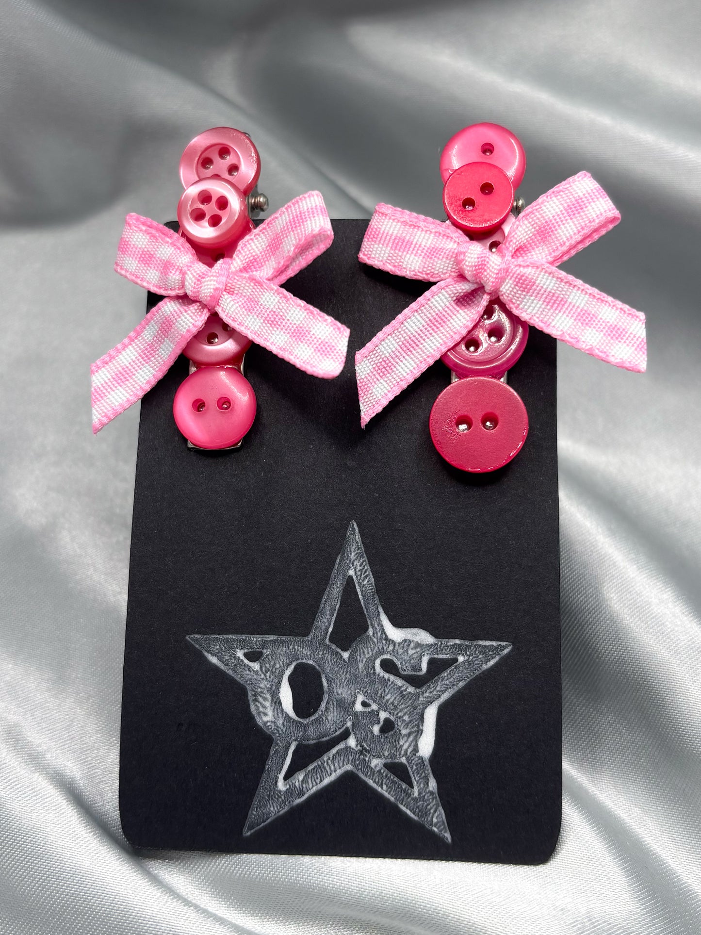 FUCHSIA HAIR CLIPS