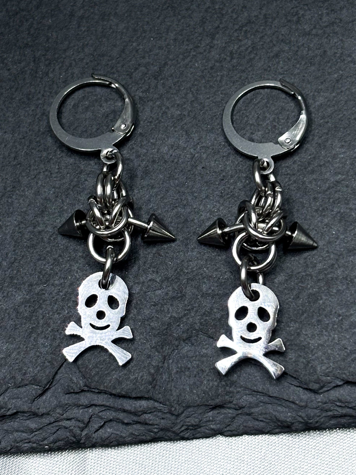 SKULL AND BONES EARRINGS