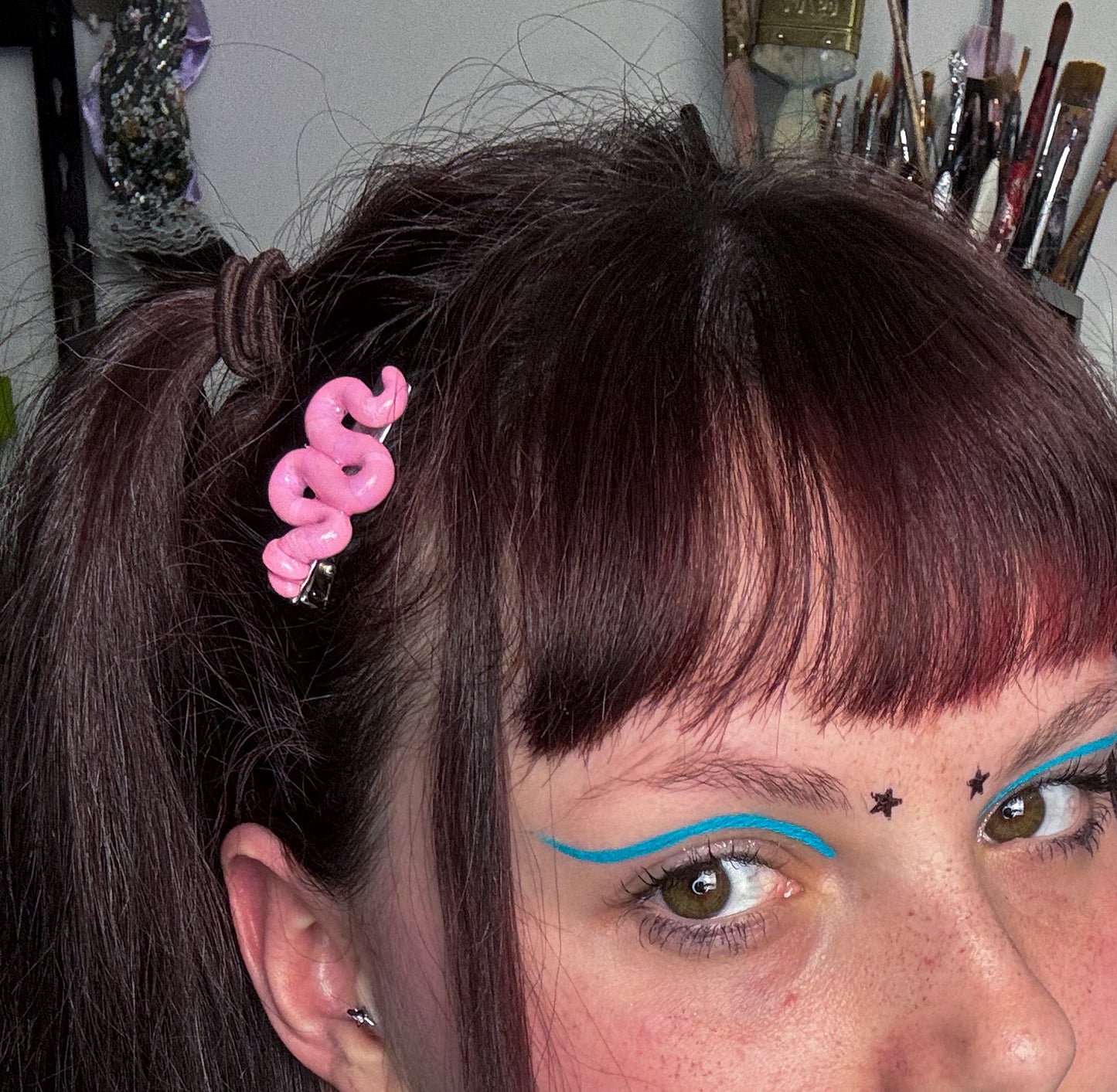 Worm Hair Clips