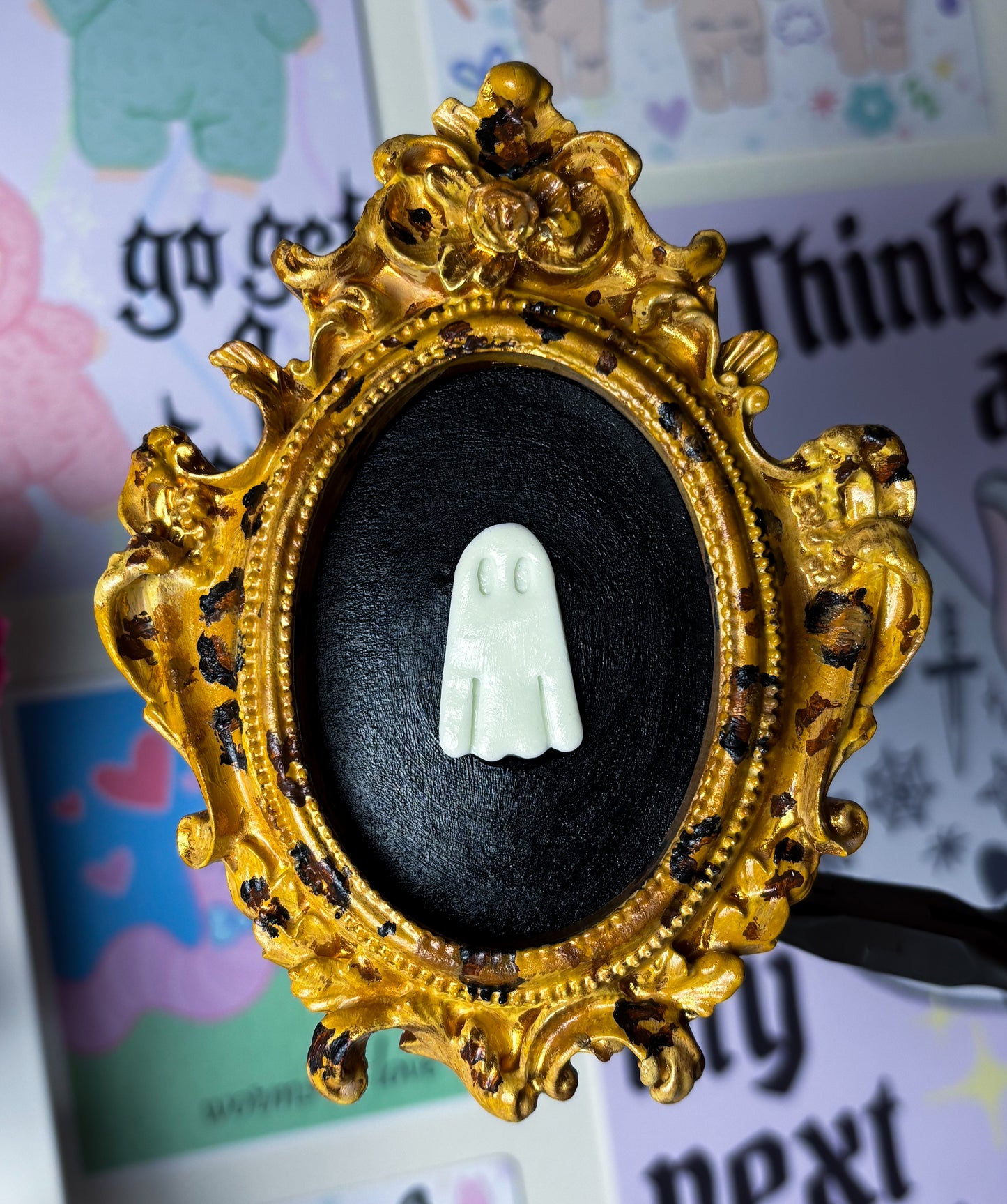 Leopard Print Ghost Art