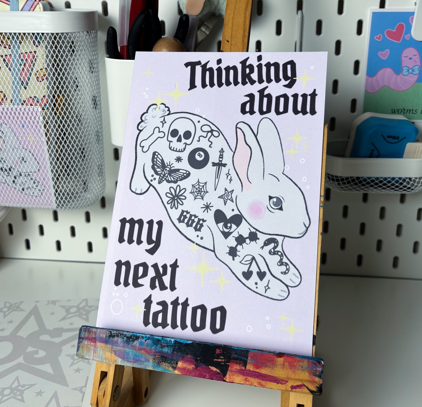 Punk Bunny Print