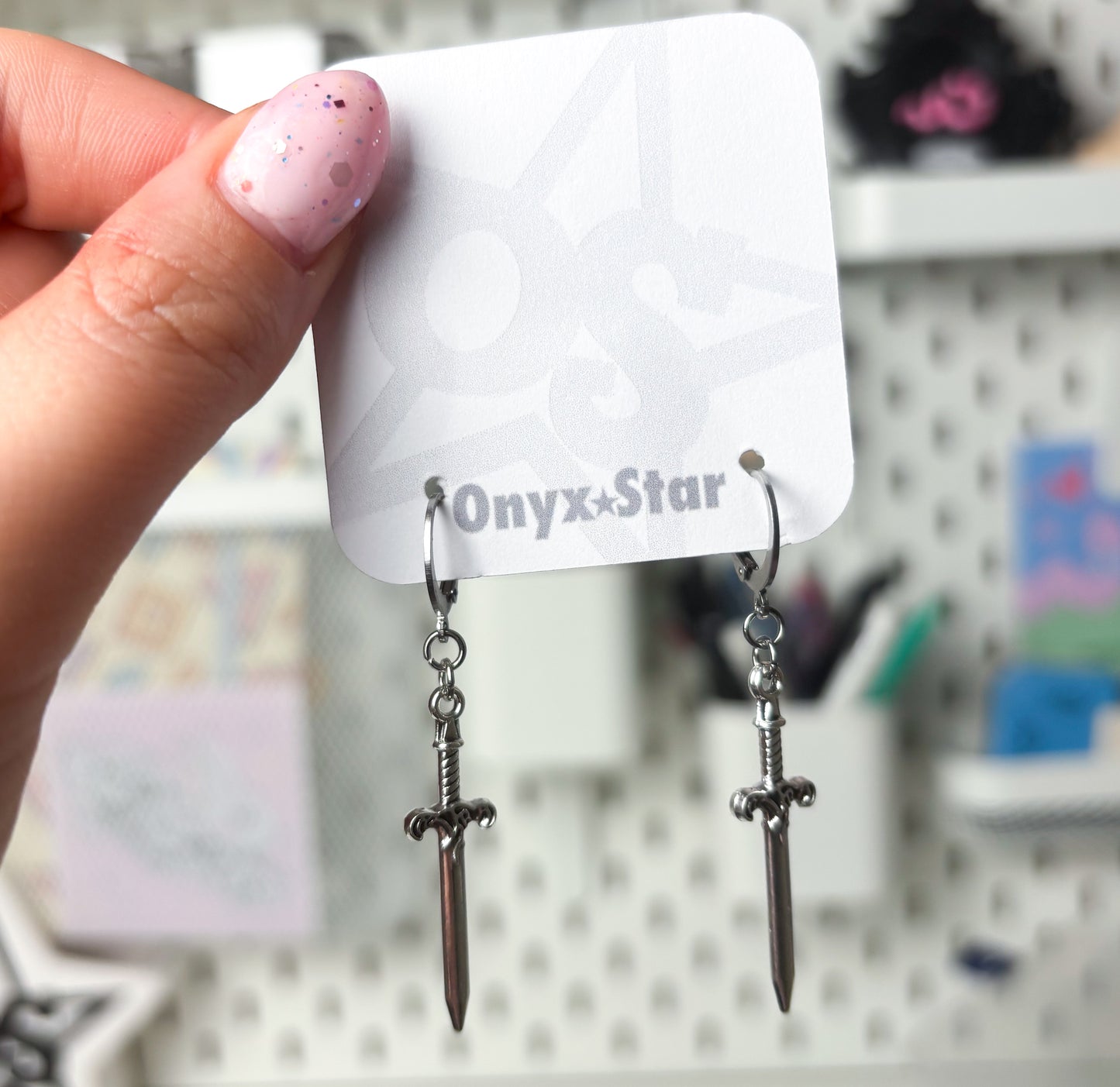 Sword Earrings