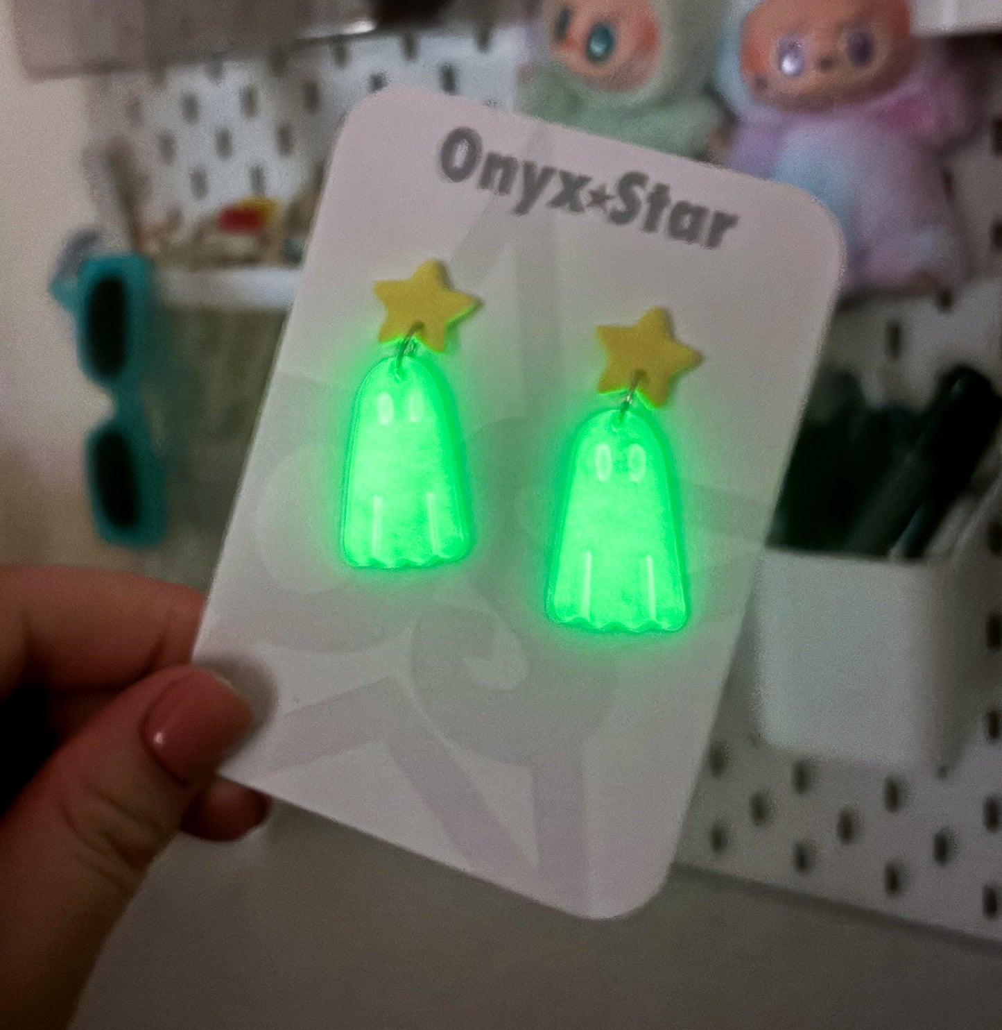 Ghost Glow in the Dark Earrings