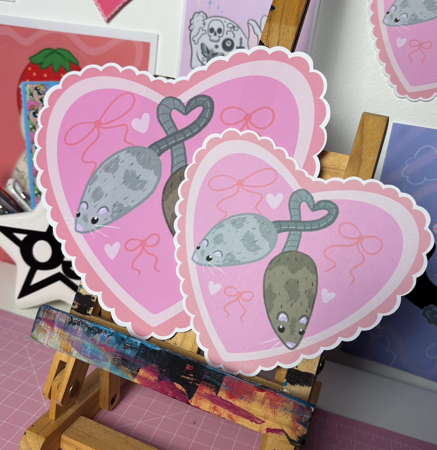 Rats In Love Print
