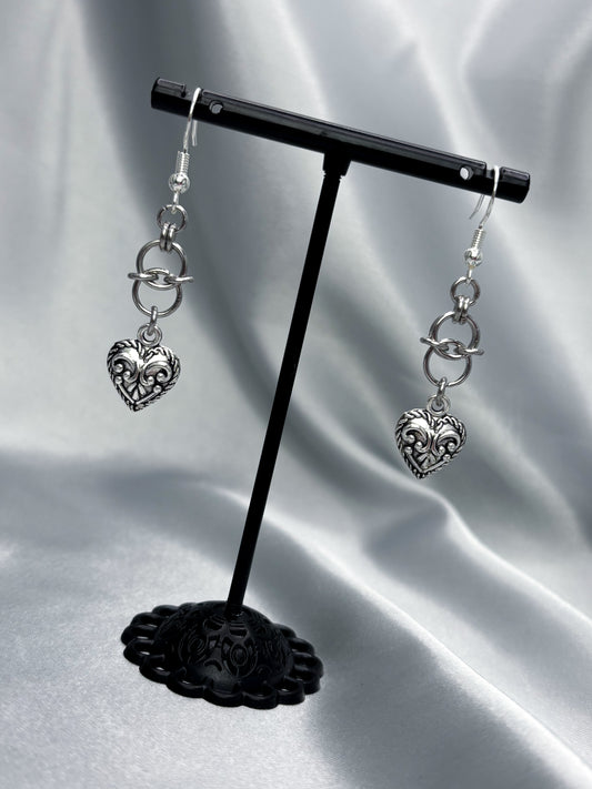HEARTS IN CHAINS EARRINGS