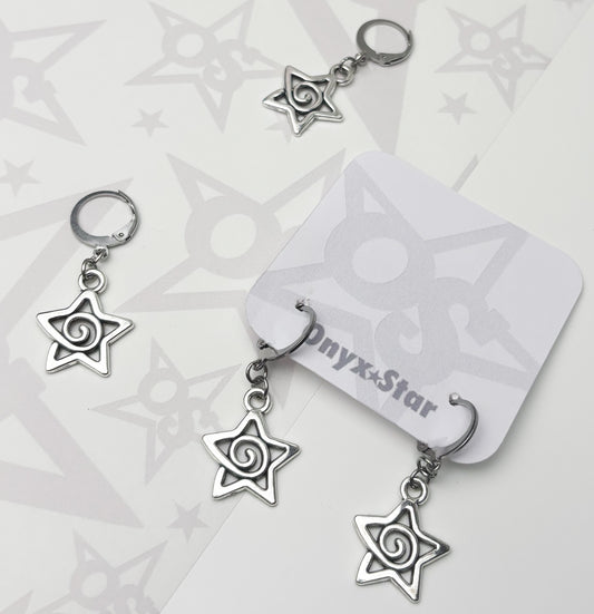 Spiral Star Earrings