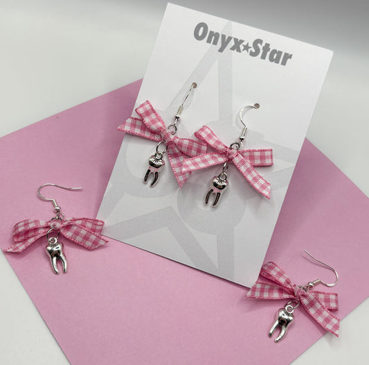 Tooth Bow Earrings