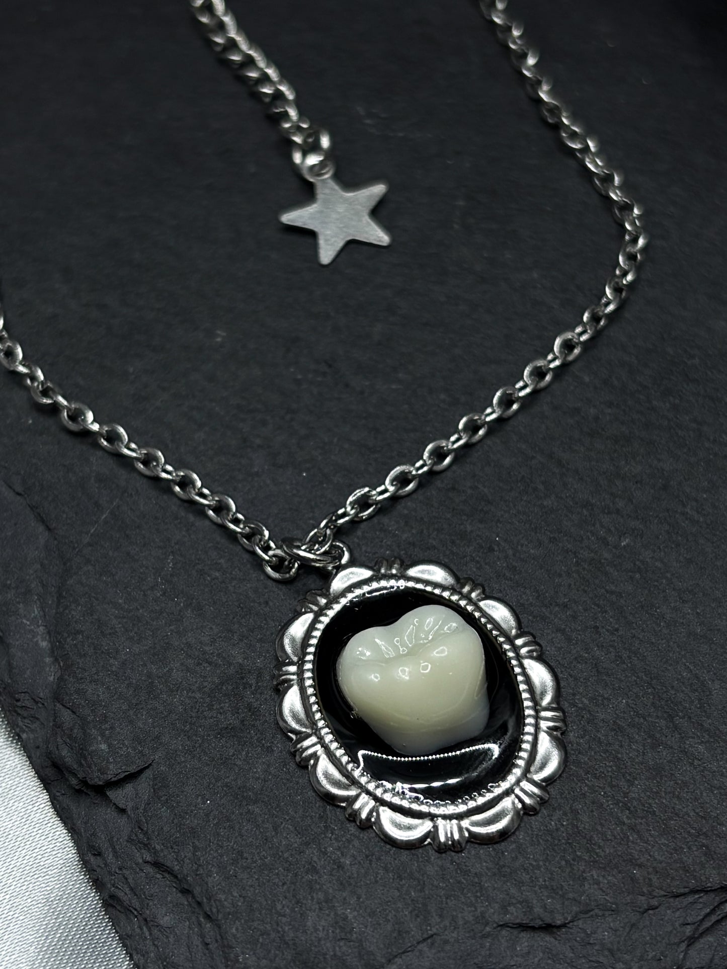 ECLIPSE TOOTH NECKLACE