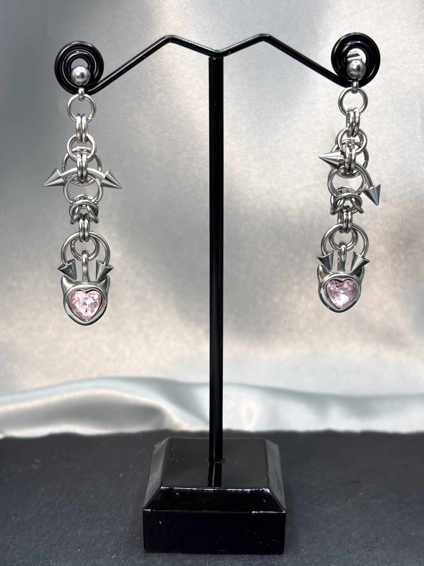 PINK DEVIL EARRINGS
