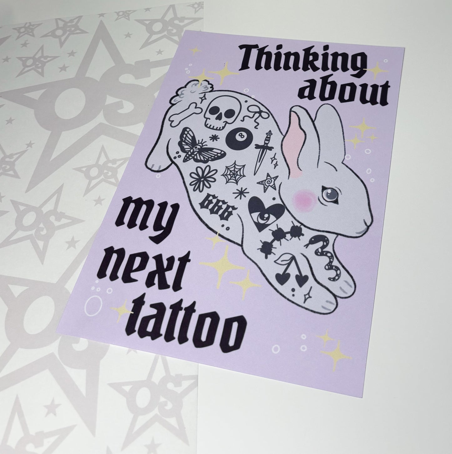 Punk Bunny Print