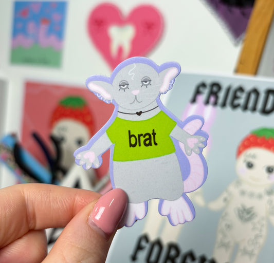 Brat Rat Sticker