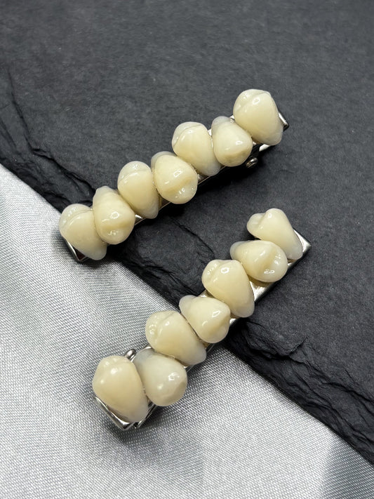 INCISOR TOOTH HAIR CLIPS