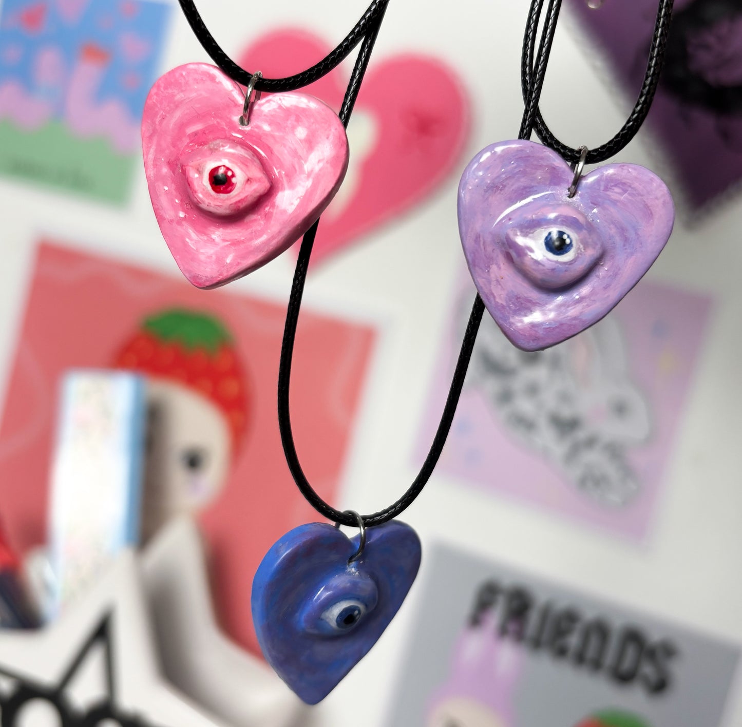 Heart Eyed Necklace