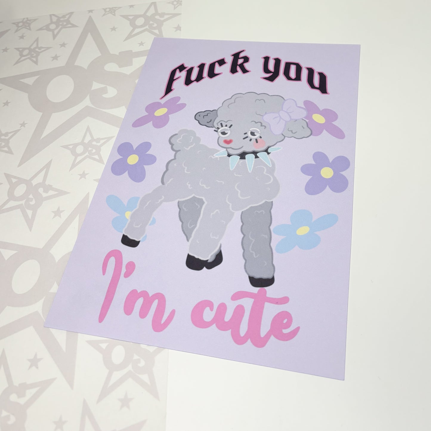 Punk Lamb Art Print