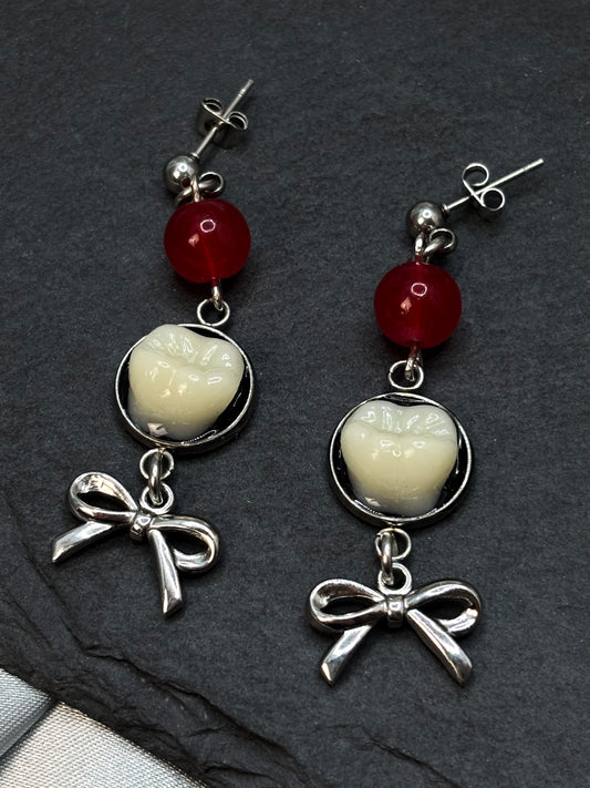 COQUETTE VAMPIRE EARRINGS