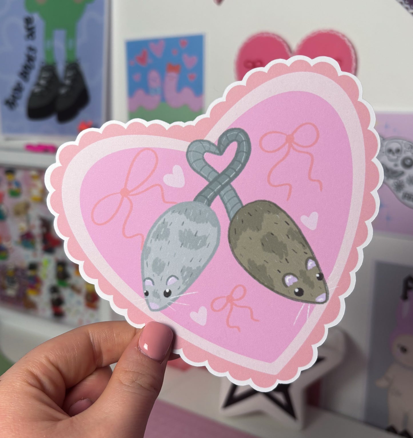 Rats In Love Print