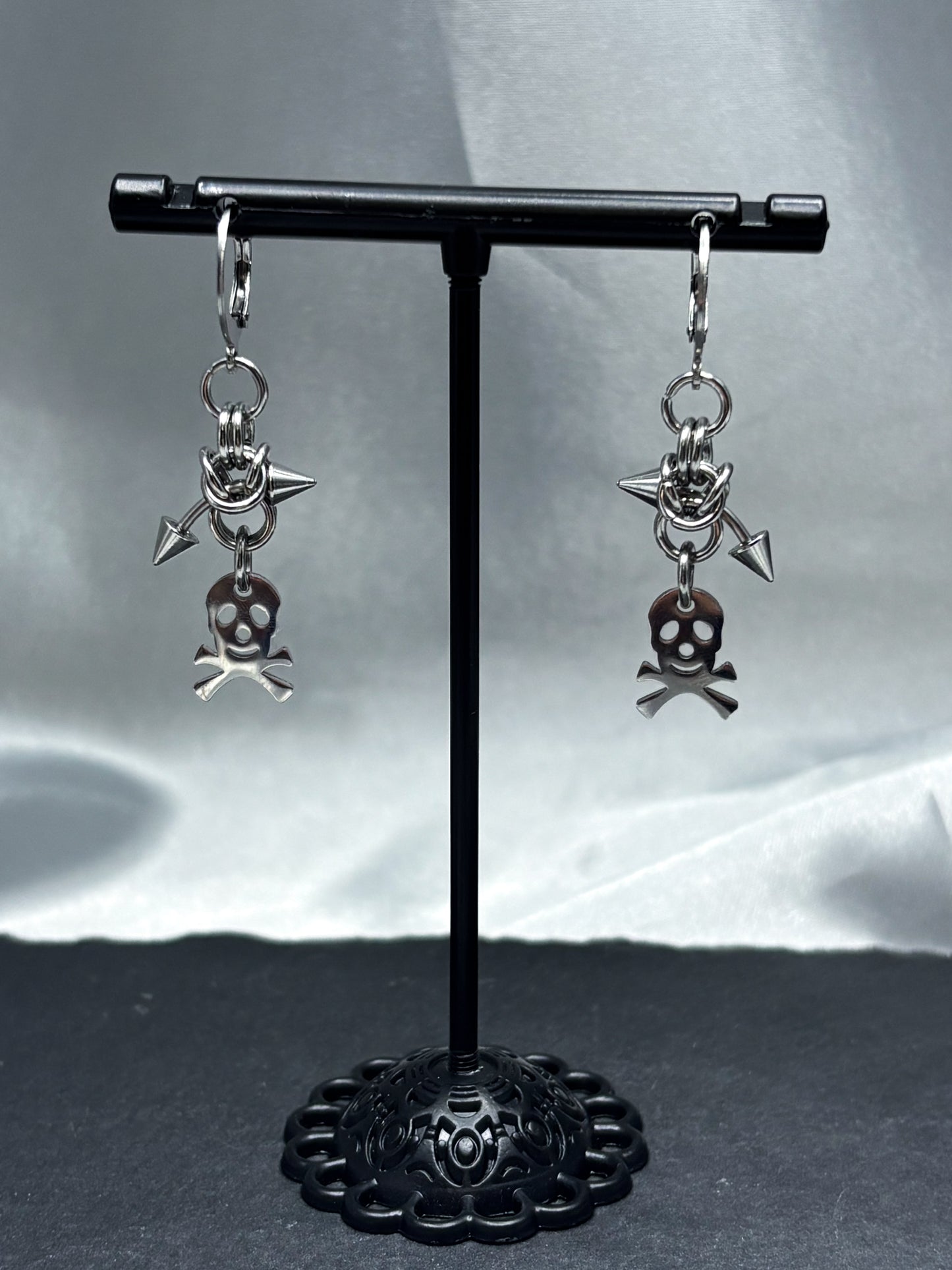 SKULL AND BONES EARRINGS