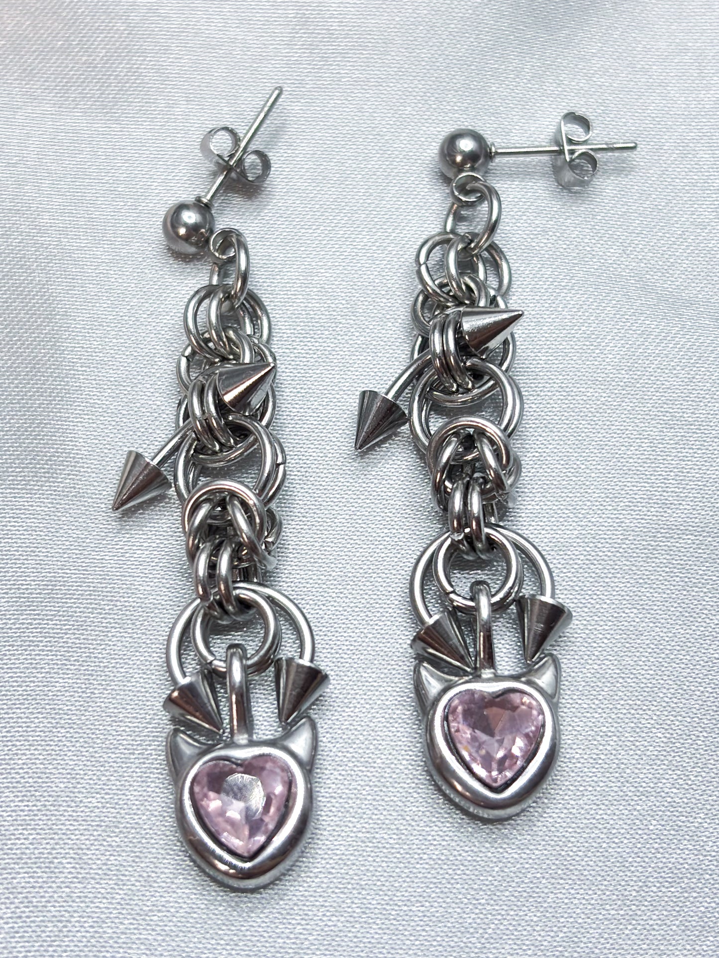 PINK DEVIL EARRINGS