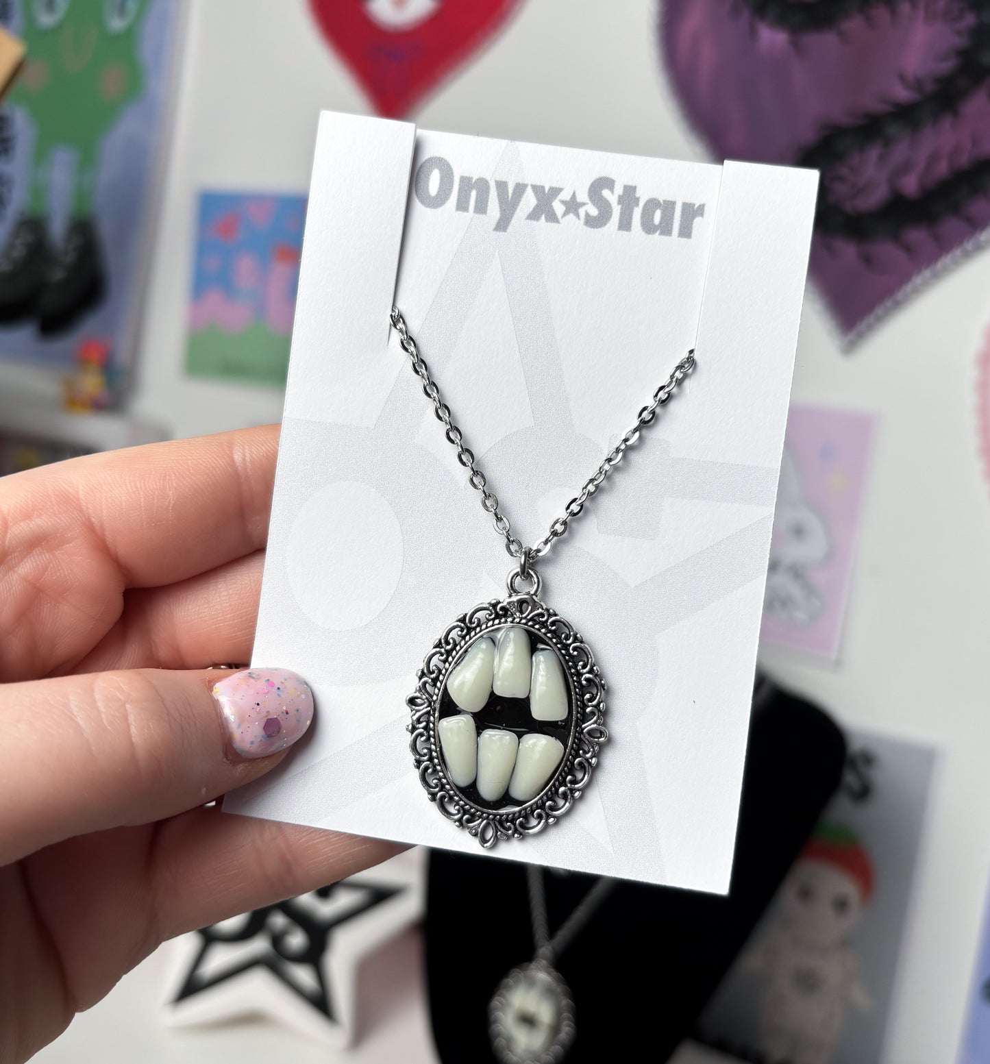 Grinding Teeth Necklace