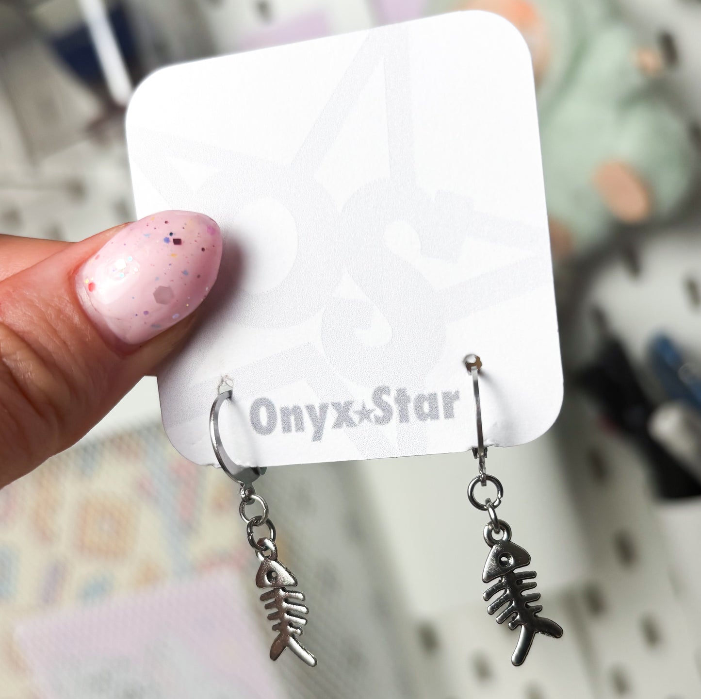Bone Fish Earrings