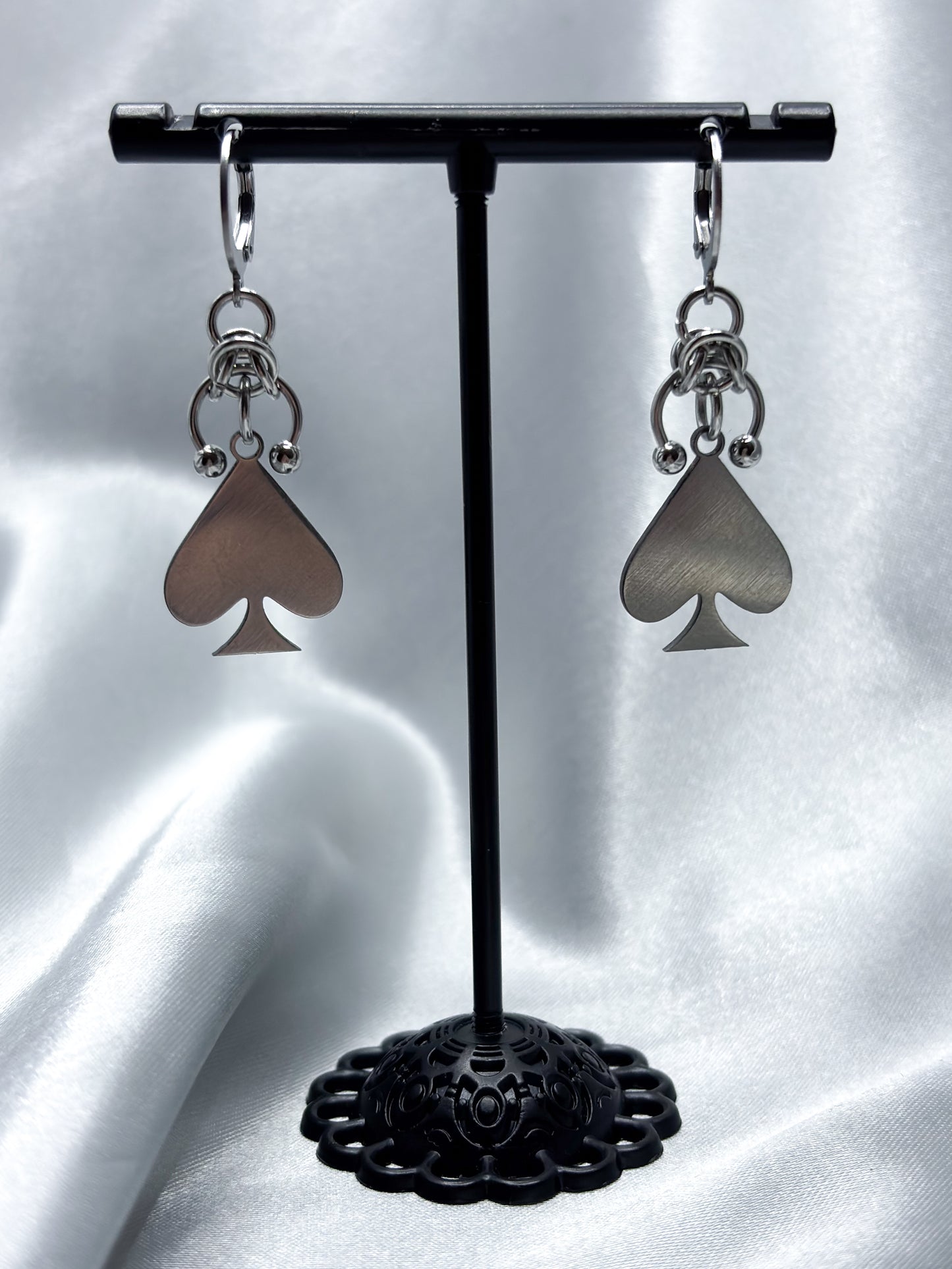 ACE OF SPADES EARRINGS