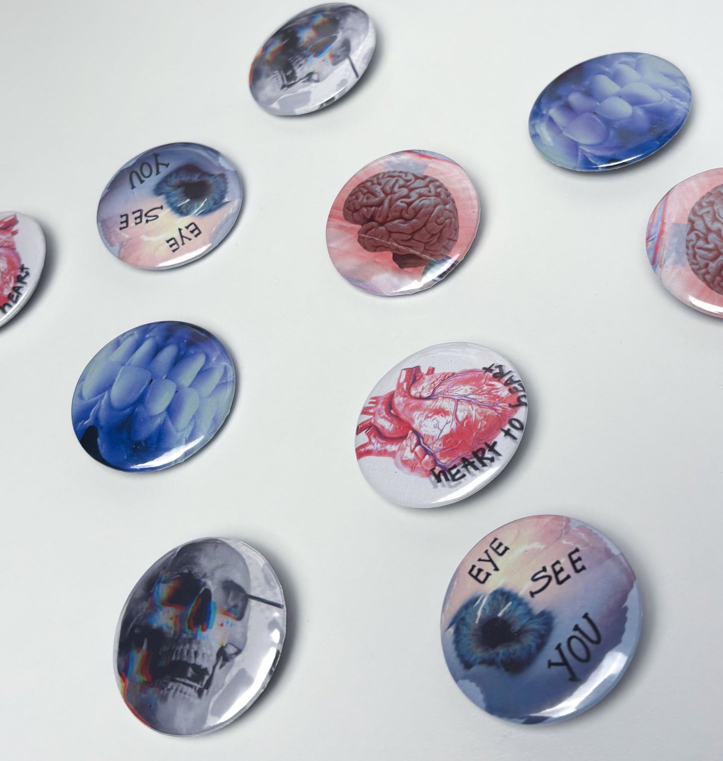 Human Anatomy Badge Set