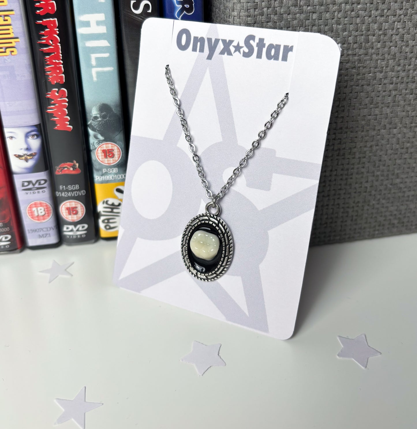 Oval Tooth Necklace