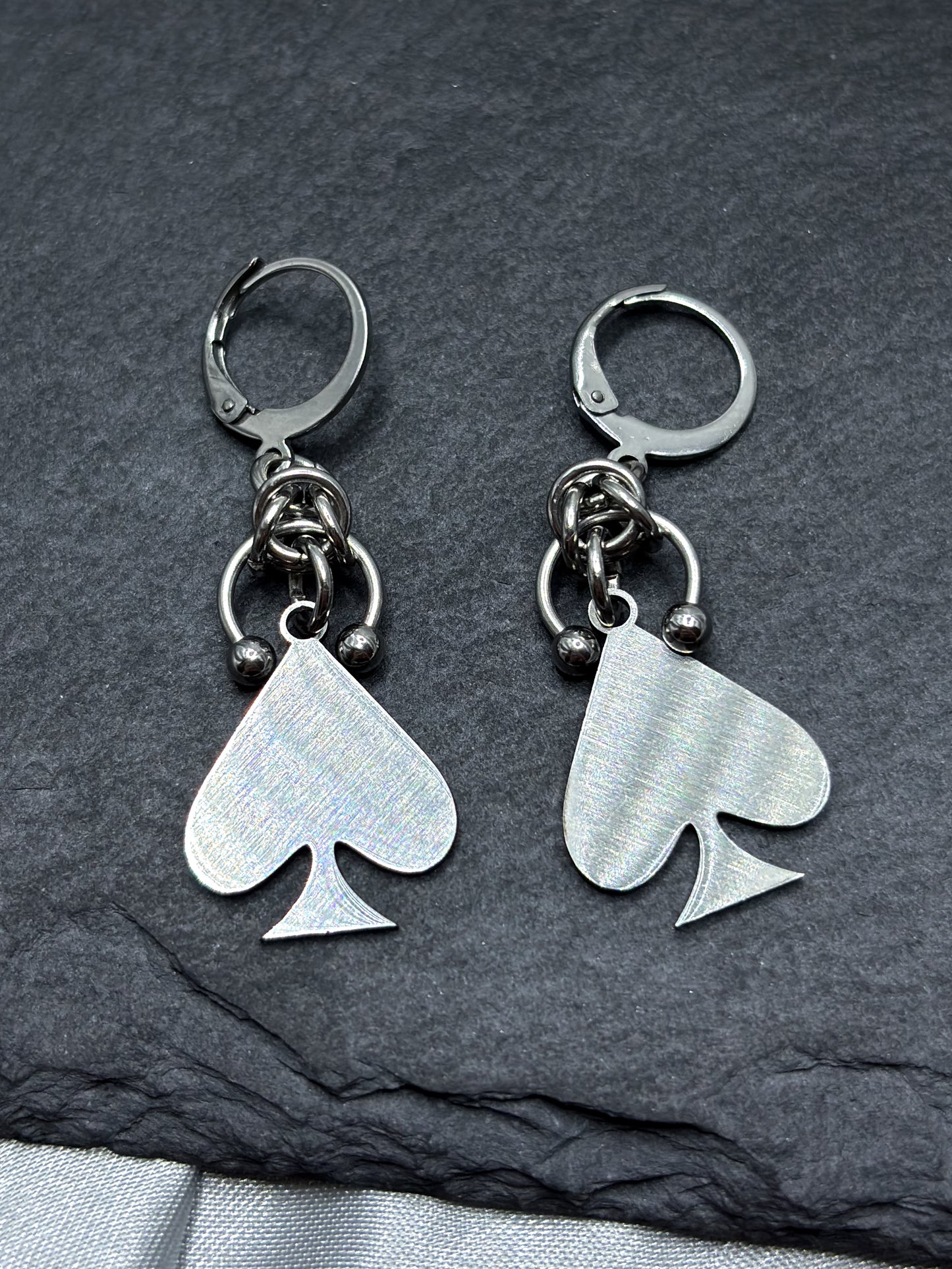 ACE OF SPADES EARRINGS