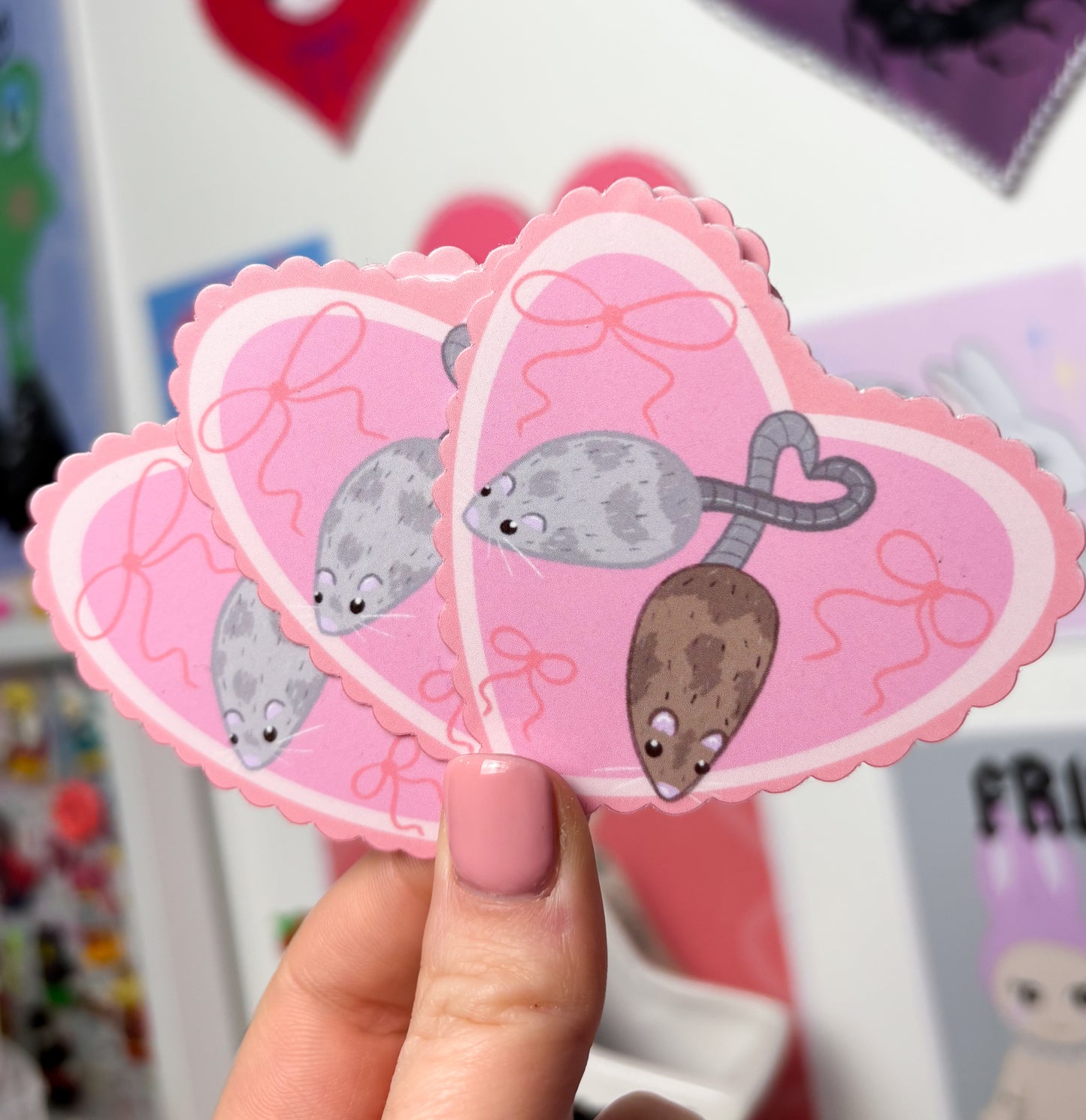 Rats In Love Sticker