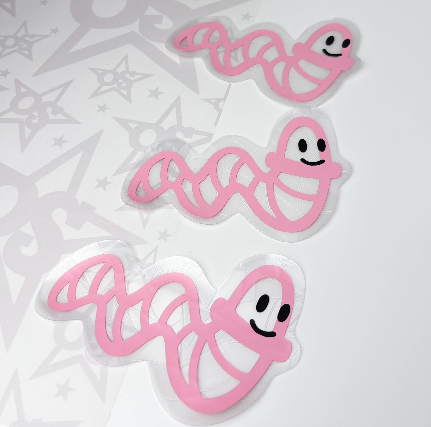 Worm Sun Catcher Window Sticker